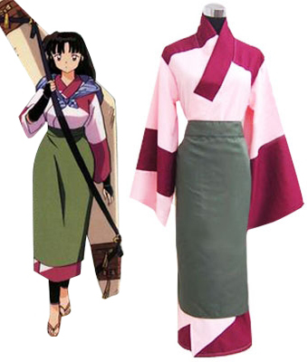 InuYasha Sango Kimono Cosplay Costume
